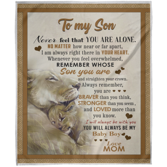 To My Son | FLM Arctic Fleece Blanket 50x60