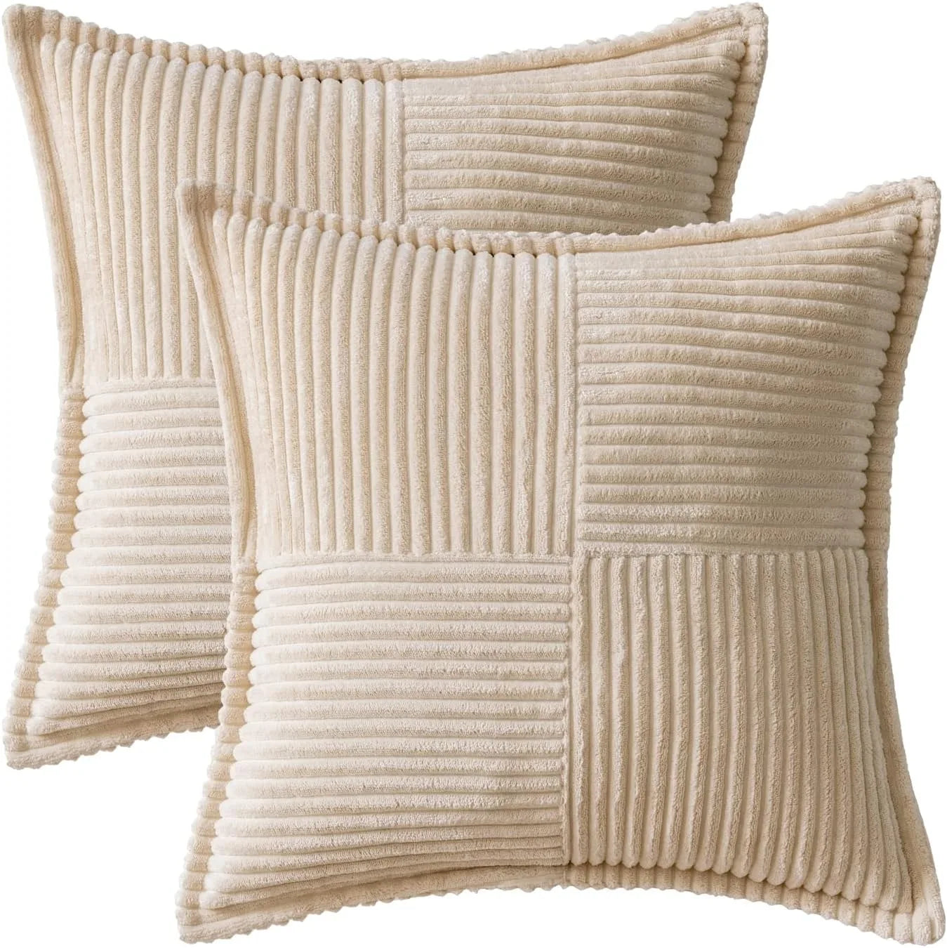 Corduroy Decorative Throw Pillow Covers