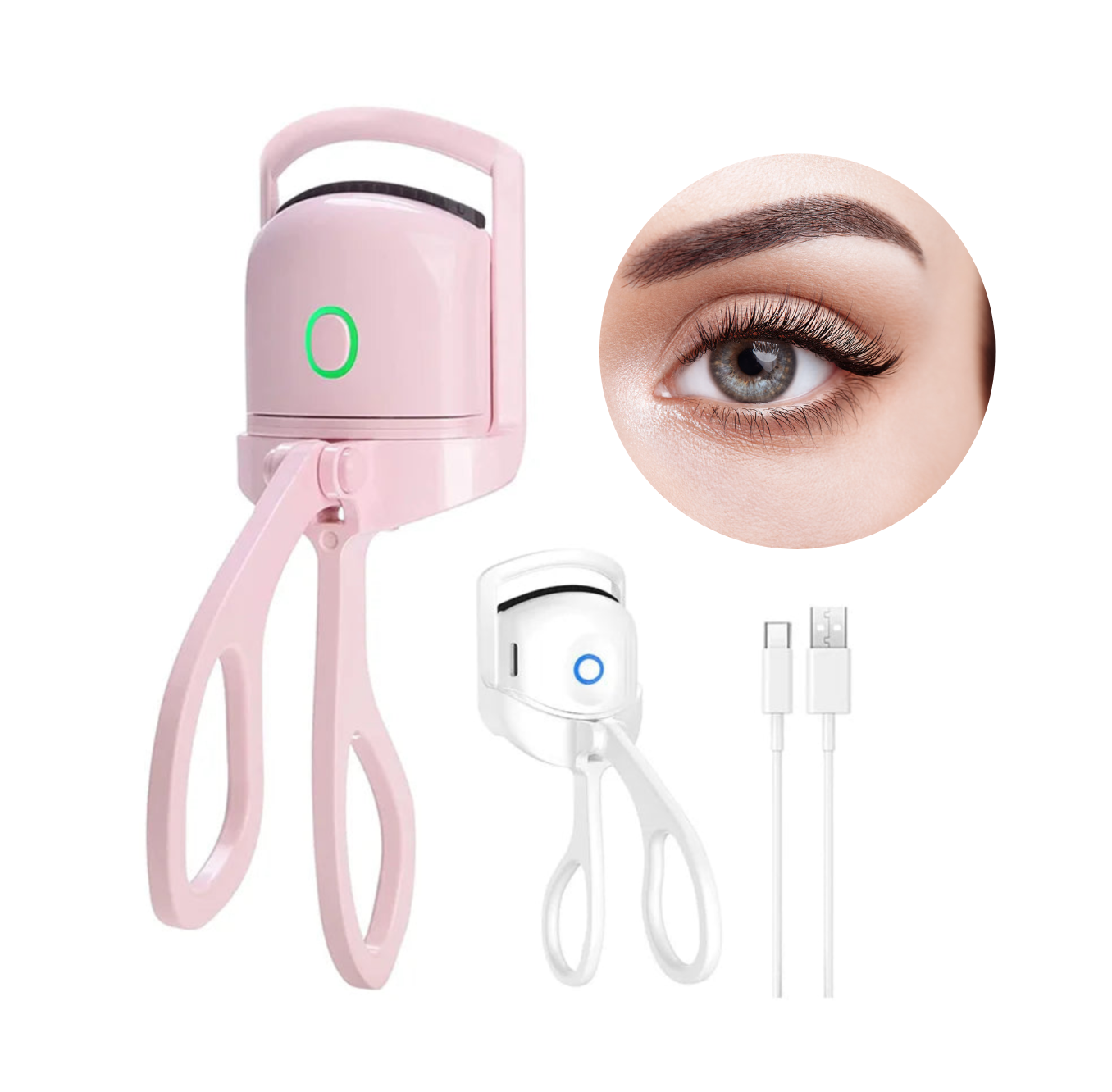 Portable Heating Eyelash Curler