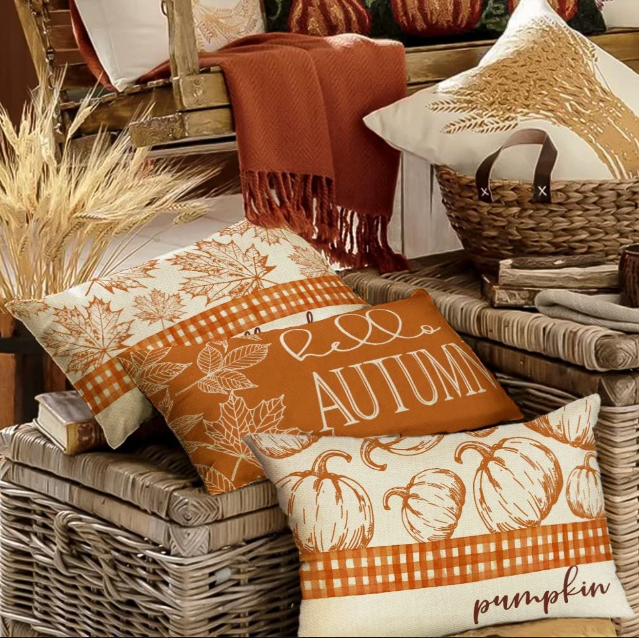 Cozy Moments Autumn Pillow Cover