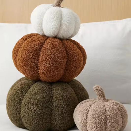 Harvest Luxe Pumpkin Pillow