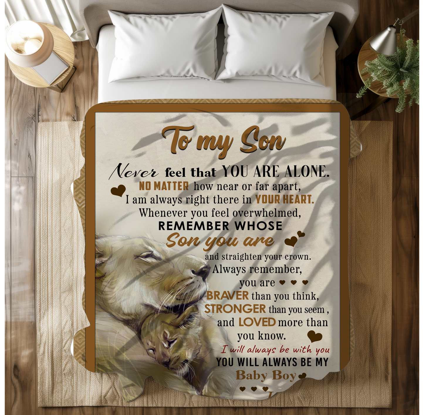 To My Son | FLM Arctic Fleece Blanket 50x60